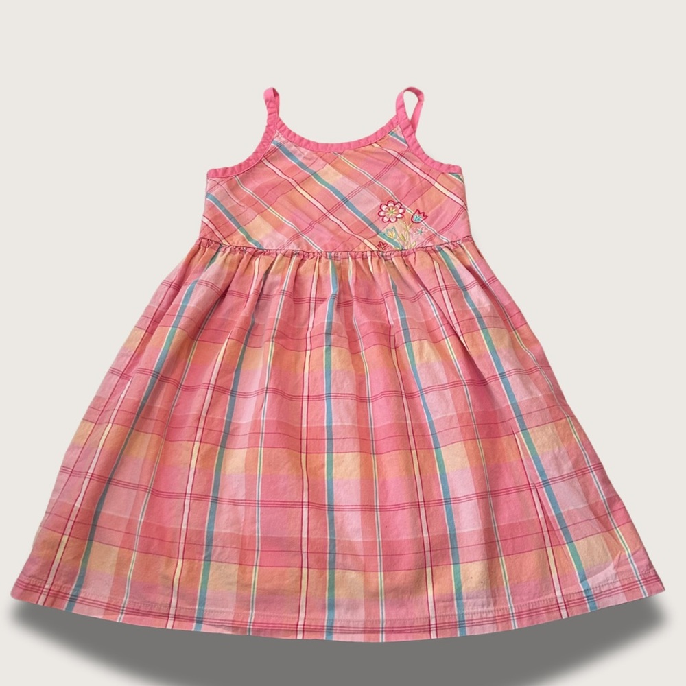 Y2K/Vintage Okie Dokie Picnic Dress (Pink)
